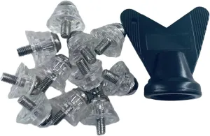 12x Football Shoe Spikes Replacement Spikes Turf Firm Ground Rugby Soccer Shoe Spikes for Athletic Sneakers Competition