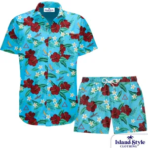 460 SQD ADF | Custom Hawaiian Military Shirts & Shorts Set