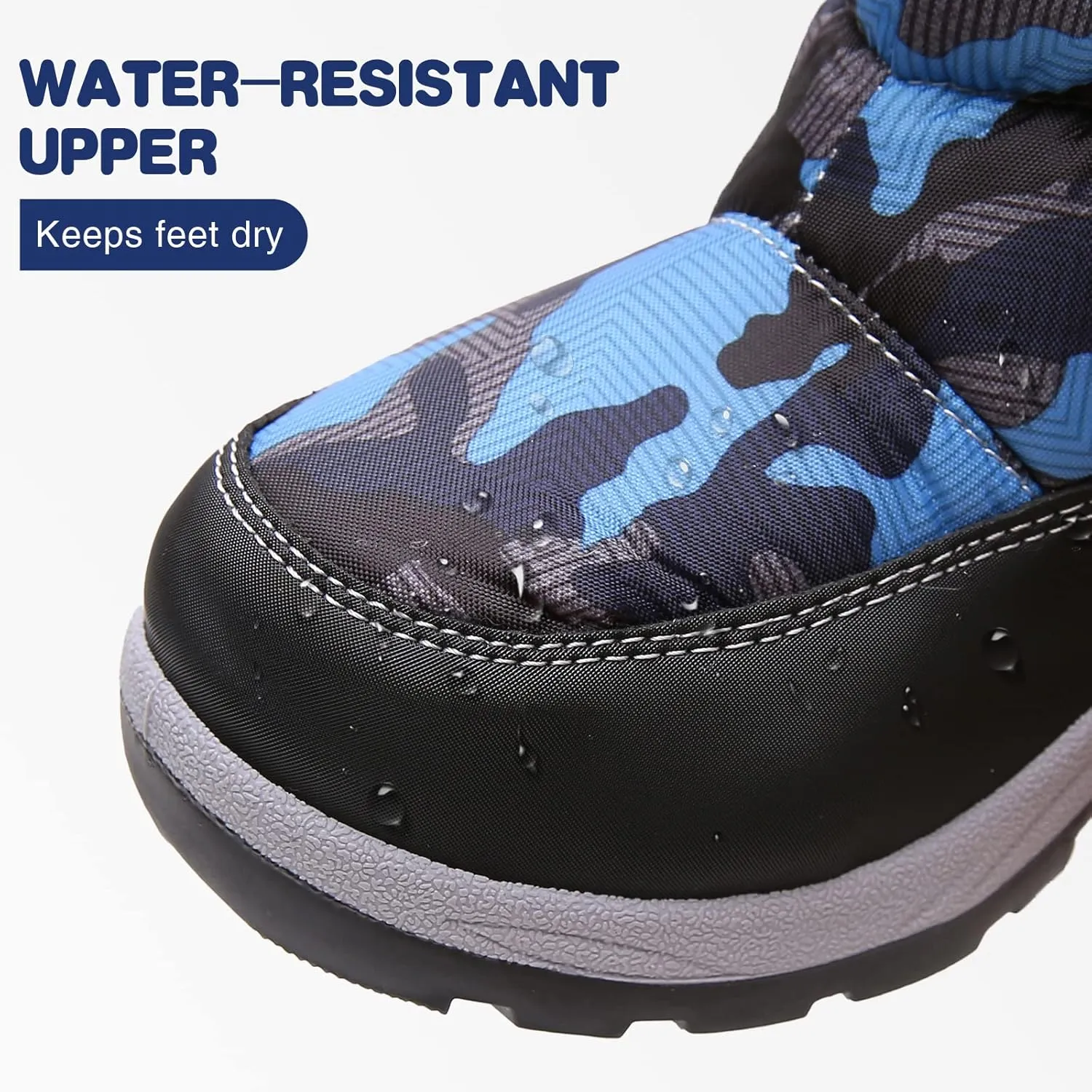 Blikcon Kids Boys Cold Weather Winter Snow Boots (Toddler/Little Kid)