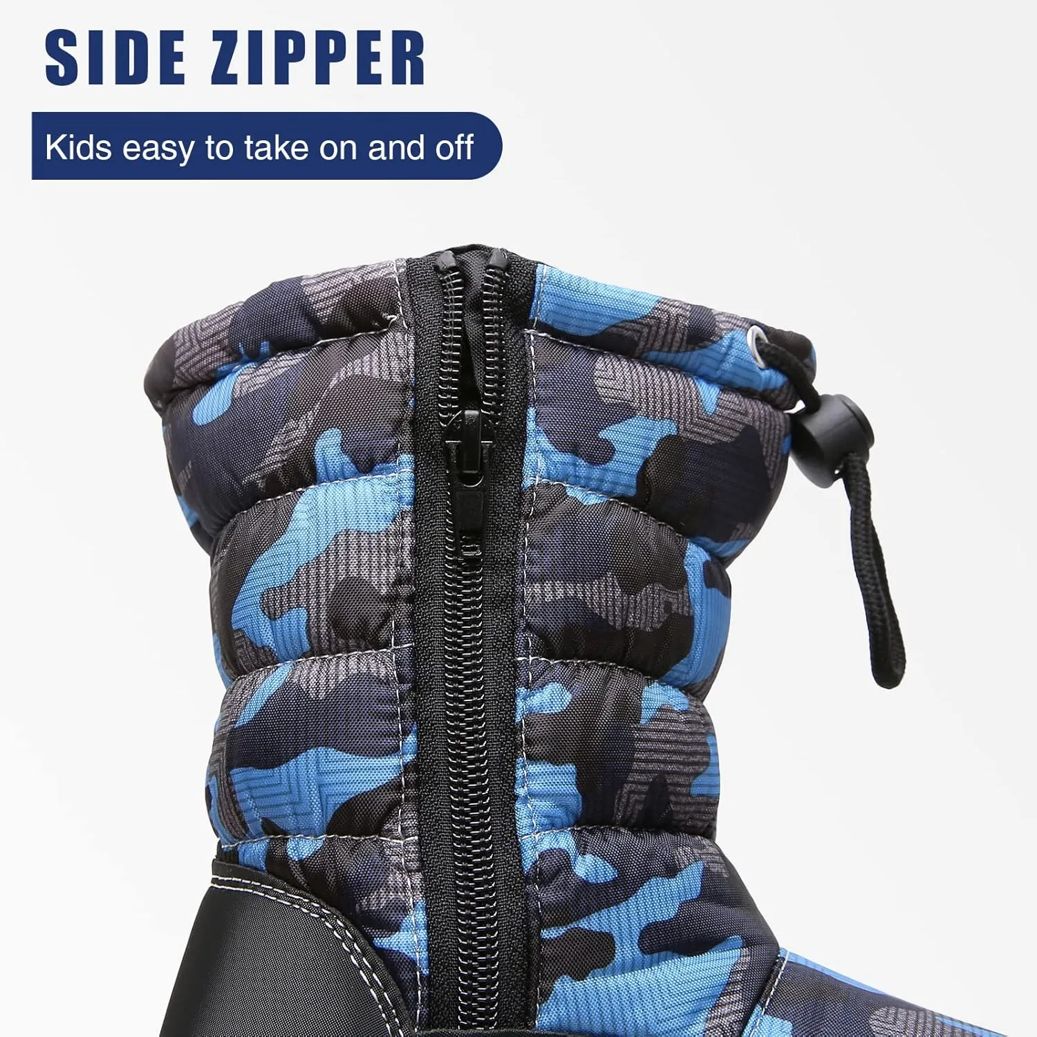 Blikcon Kids Boys Cold Weather Winter Snow Boots (Toddler/Little Kid)