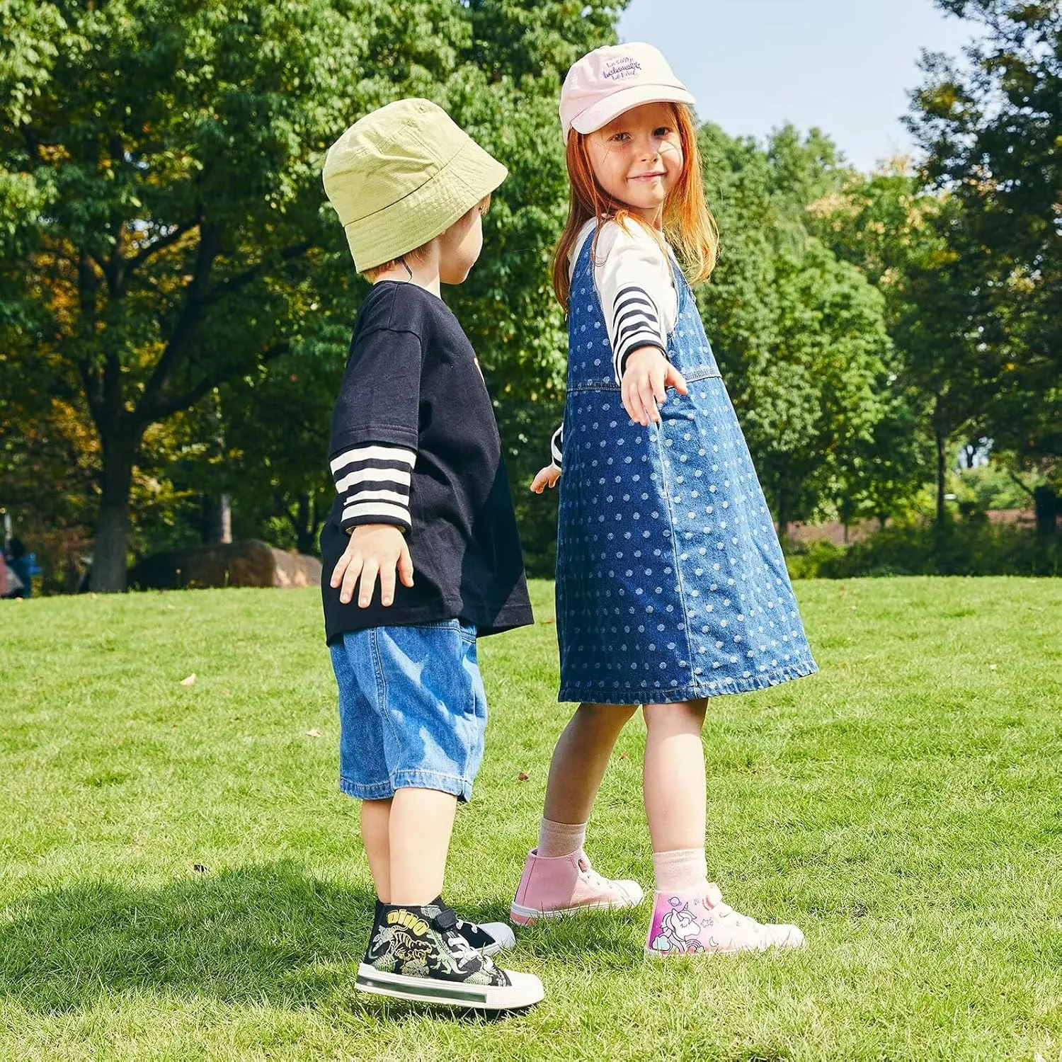 Boys Girls Light Up Sneakers Toddler Canvas High Top Fashion Sneaker Kids Casual Walking Shoes