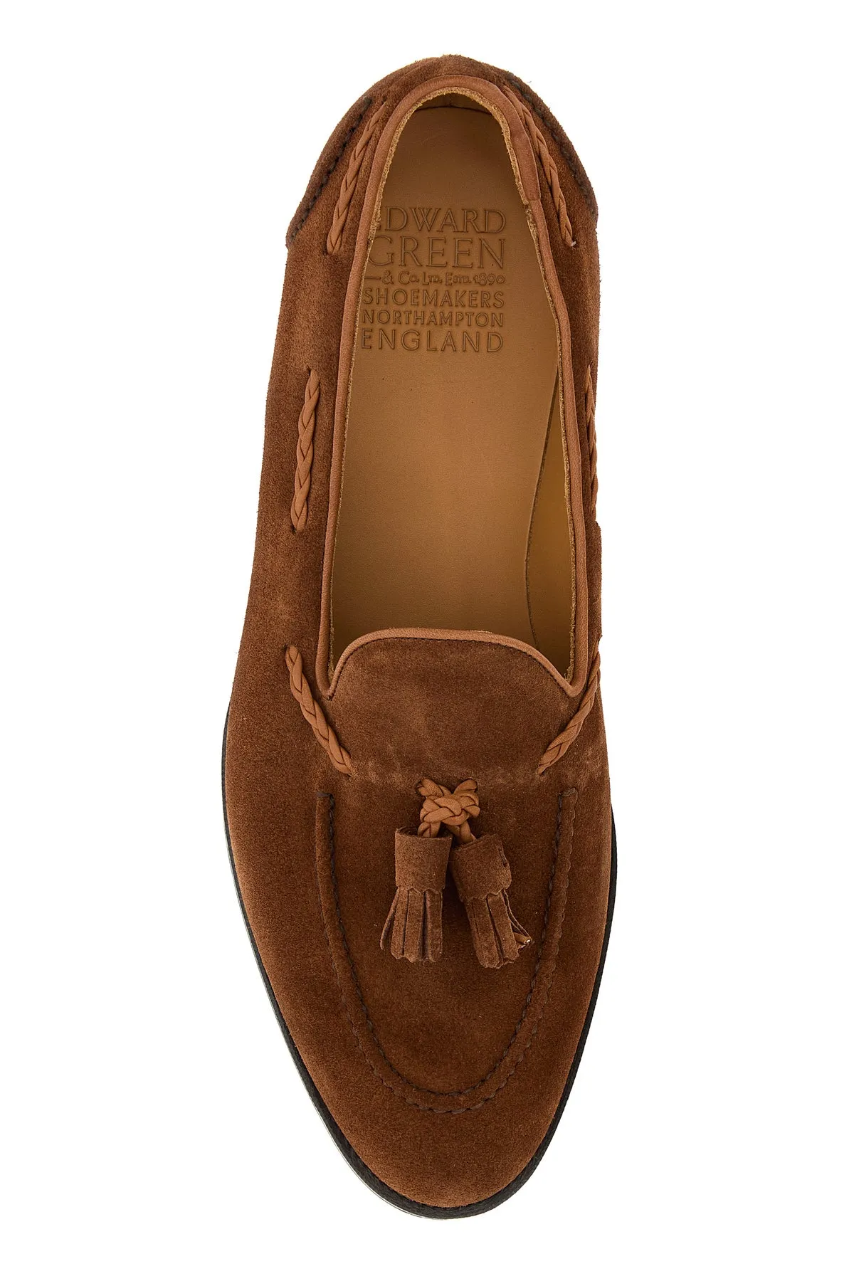 Brown suede Belgravia loafers