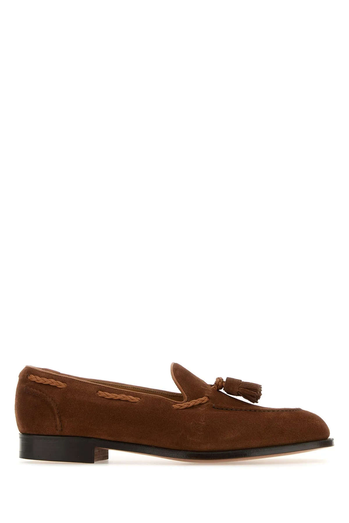 Brown suede Belgravia loafers