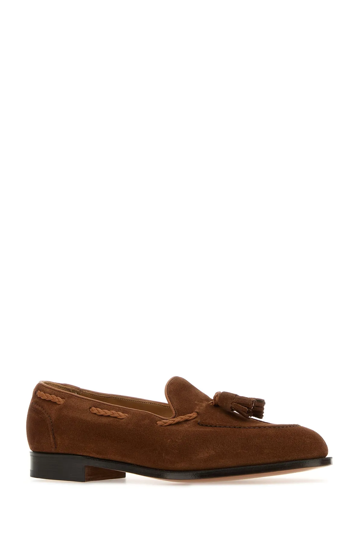 Brown suede Belgravia loafers