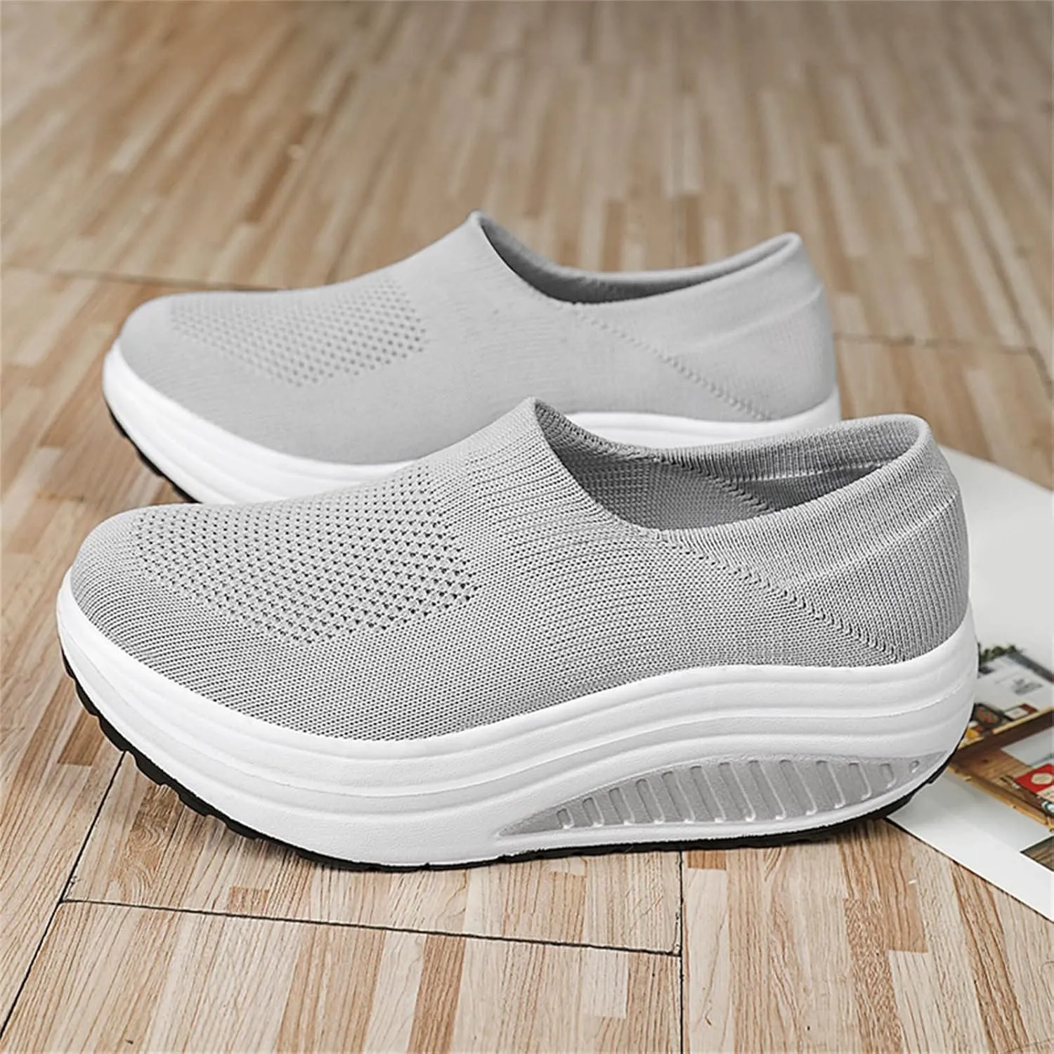 Casual Sneakers for Women Zapatos Tenis De Trabajo para Mujer Antideslizantes Walking Shoes Women Brown Fashion Sneakers for Women Tennis Shoes for Women Size 8 Wide