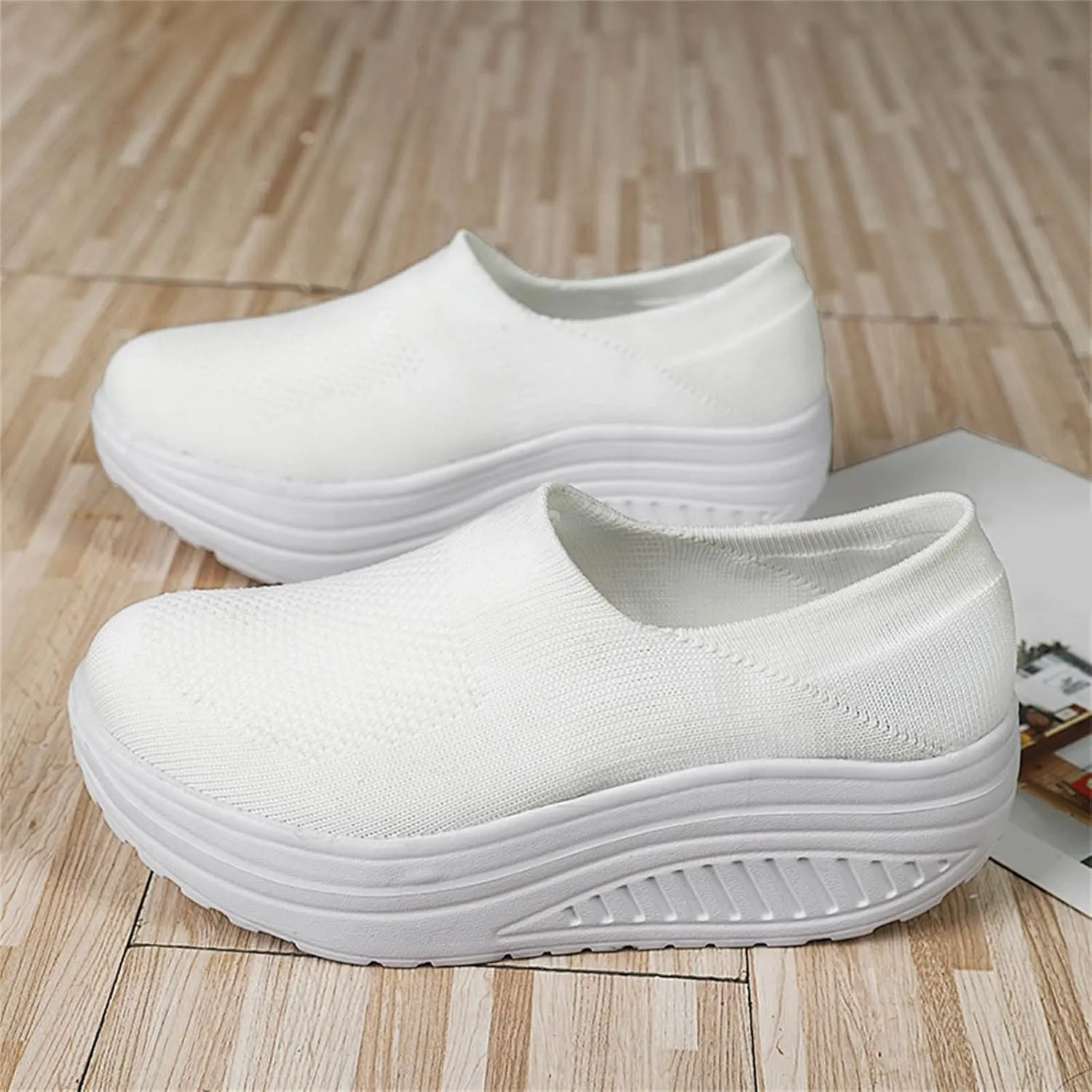 Casual Sneakers for Women Zapatos Tenis De Trabajo para Mujer Antideslizantes Walking Shoes Women Brown Fashion Sneakers for Women Tennis Shoes for Women Size 8 Wide