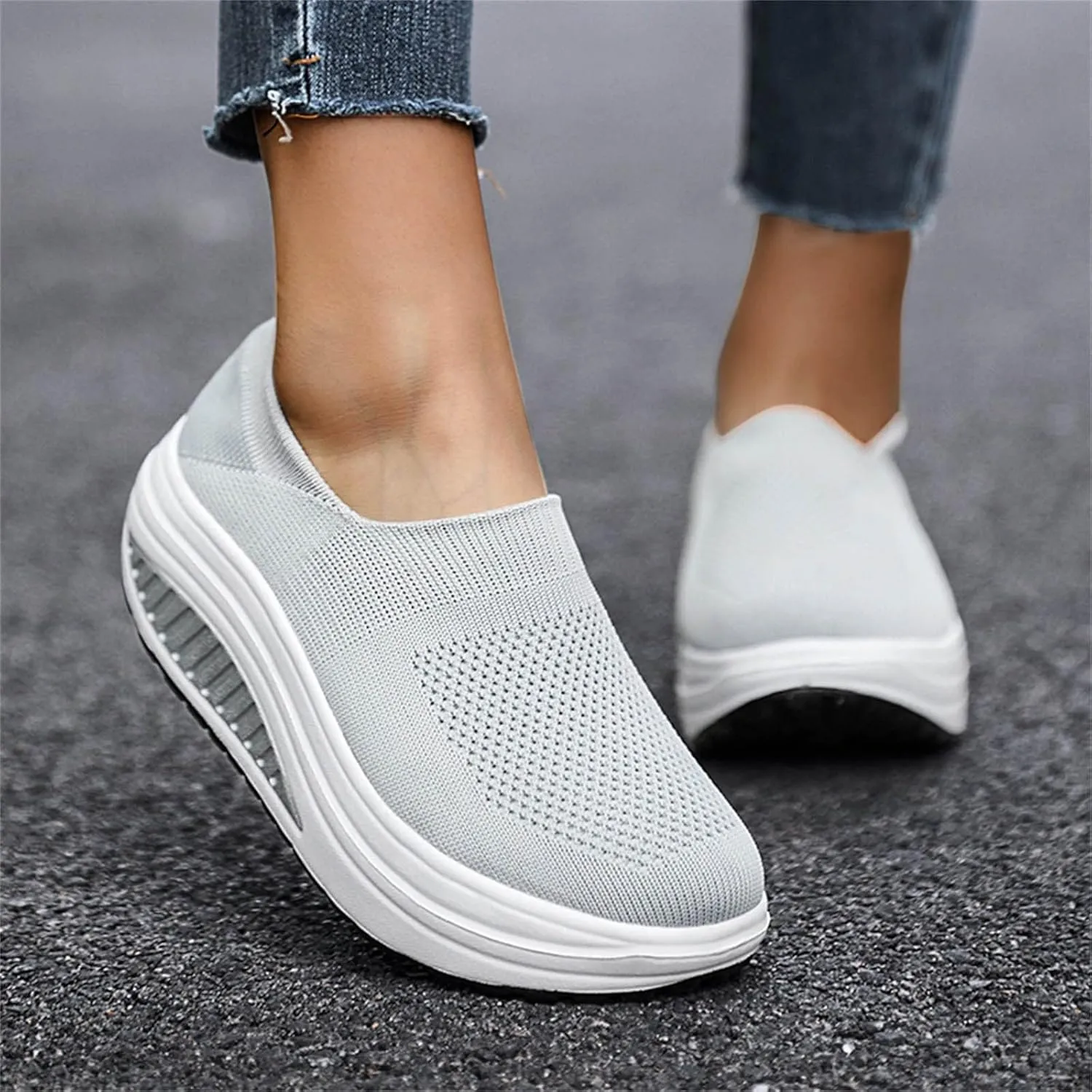 Casual Sneakers for Women Zapatos Tenis De Trabajo para Mujer Antideslizantes Walking Shoes Women Brown Fashion Sneakers for Women Tennis Shoes for Women Size 8 Wide