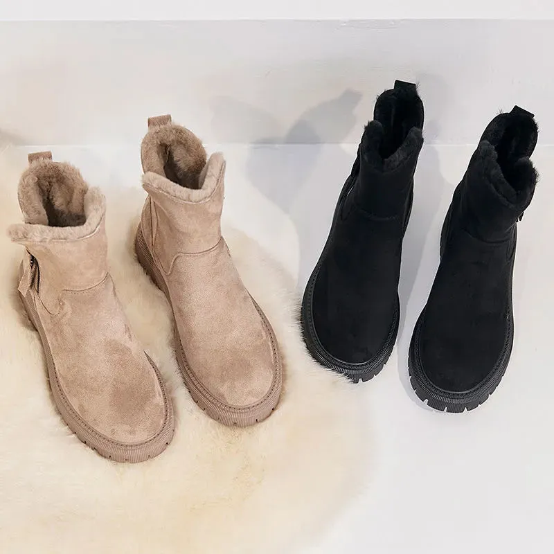 Charlotte | Stylish Winter Fur-Lined Boots