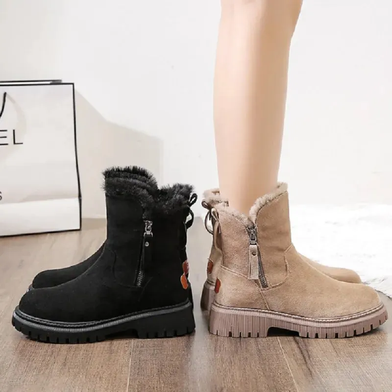 Charlotte | Stylish Winter Fur-Lined Boots