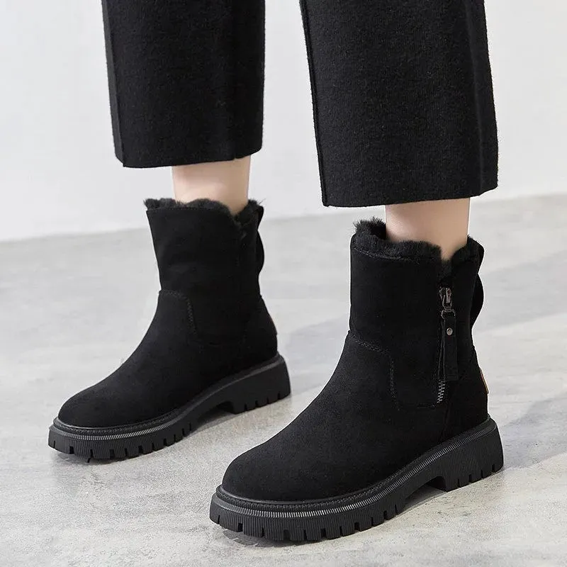 Charlotte | Stylish Winter Fur-Lined Boots