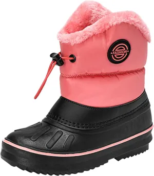 Children Shoes Snow Boots Girls Boys Outdoor Boots Non Slip Warm Boots Cotton Snow Boots Toddler Glitter Boots Size 9