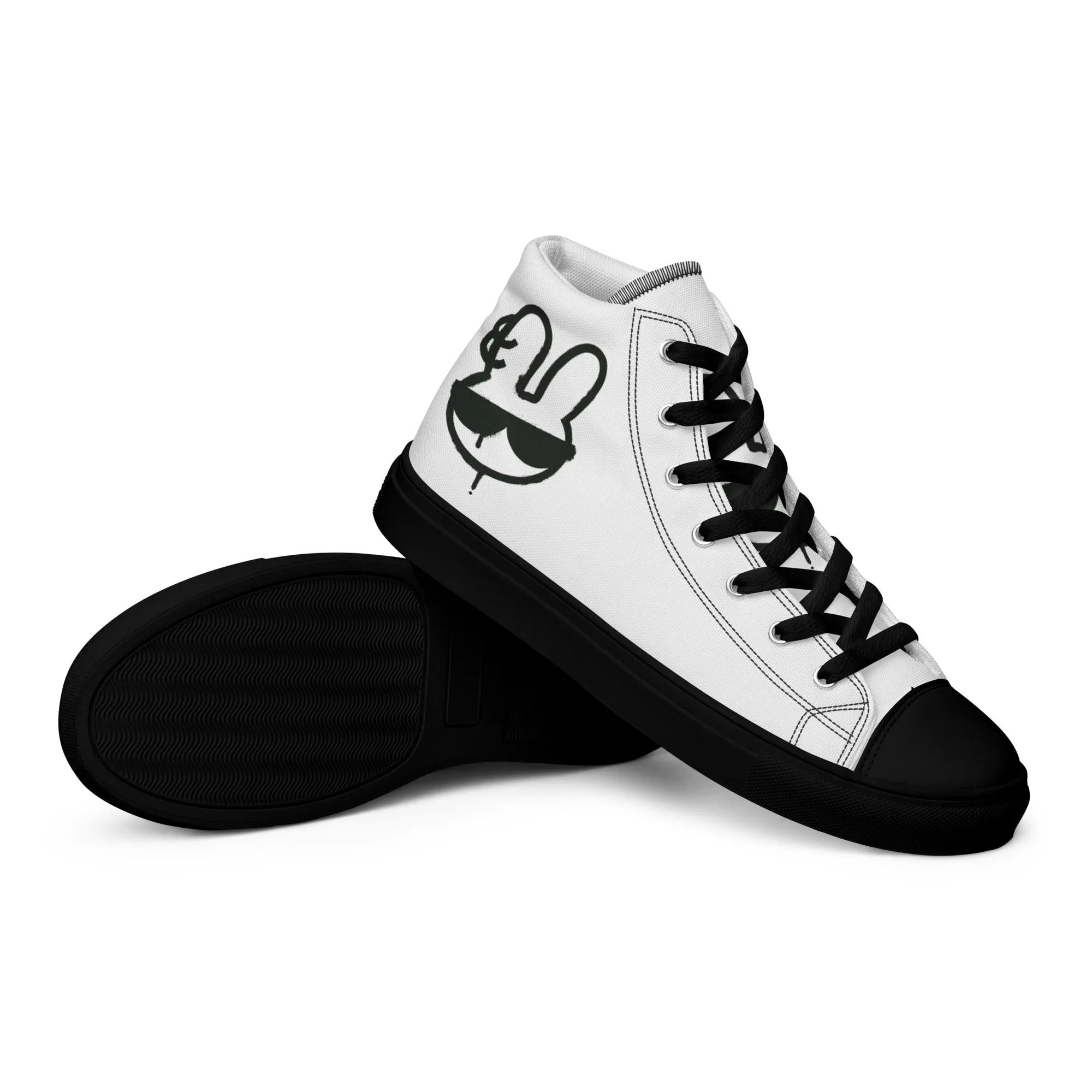 Cooler Hase High-Top Leinenschuhe für Damen