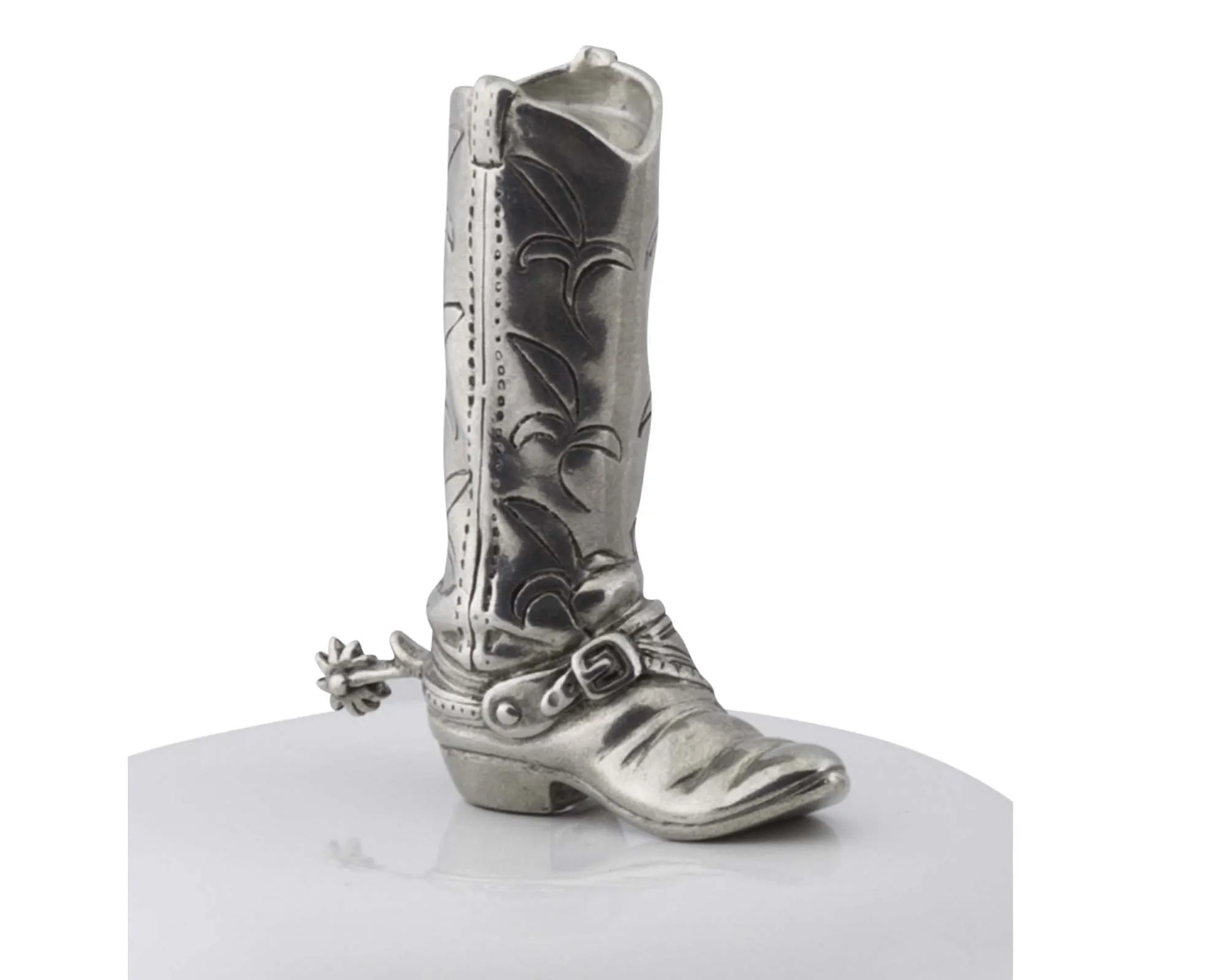 Cowboy Boot Stoneware Canister-Short