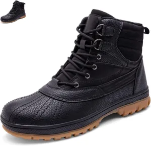 DevilAngel Men's Secret Service Combat Boots, Outdoor Lightweight Military Boots, Waterproof Hiking Boots (Black,12,12)