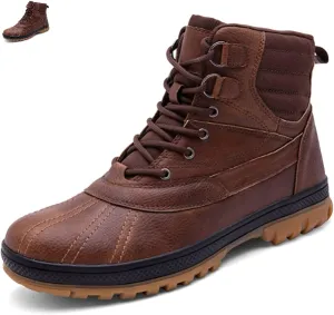 DevilAngel Men's Secret Service Combat Boots, Outdoor Lightweight Military Boots, Waterproof Hiking Boots (wine red,7,7)
