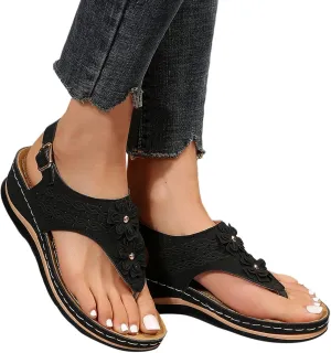 Eduavar Sandals for Women Casual, Women's Sandals Fashion Sport Open Toe Sandals Shoes Casaul Wedge Platforms Sandals
