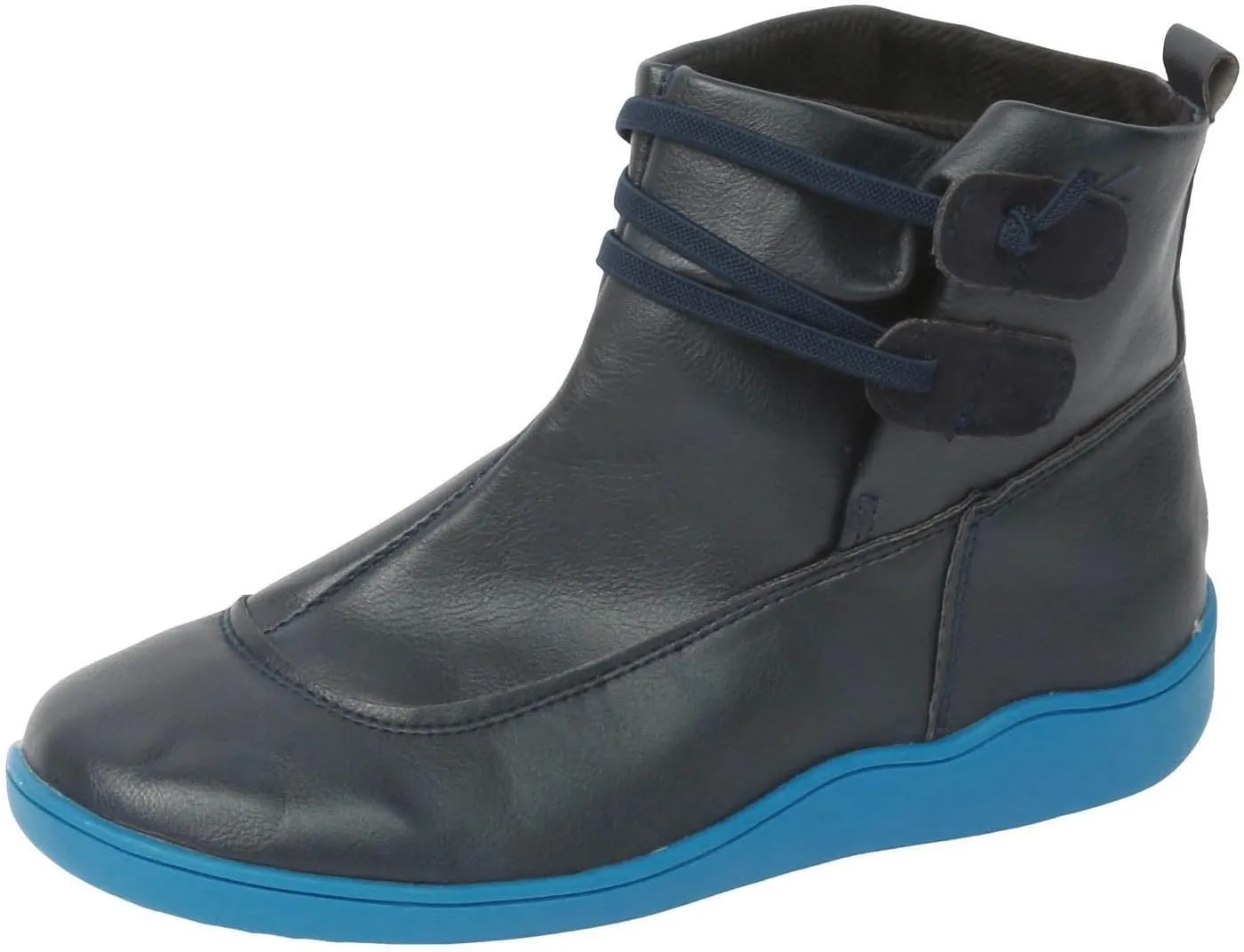 Fall Boots Womens Flat Western Ankle Boots Round Toe Cowboy Cowgirl Arch Support Walking Short Bootie