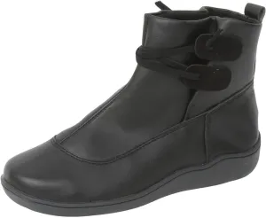 Fall Boots Womens Flat Western Ankle Boots Round Toe Cowboy Cowgirl Arch Support Walking Short Bootie