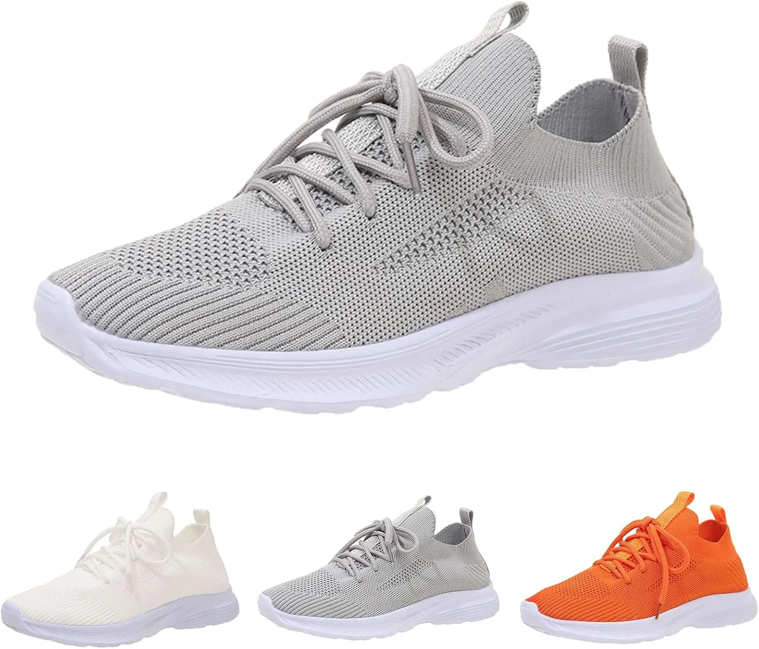 Fashion Spring and Summer Women Sports Shoes Flat Bottom Lightweight Flying Woven Mesh Cushioning Water Shoes Adults