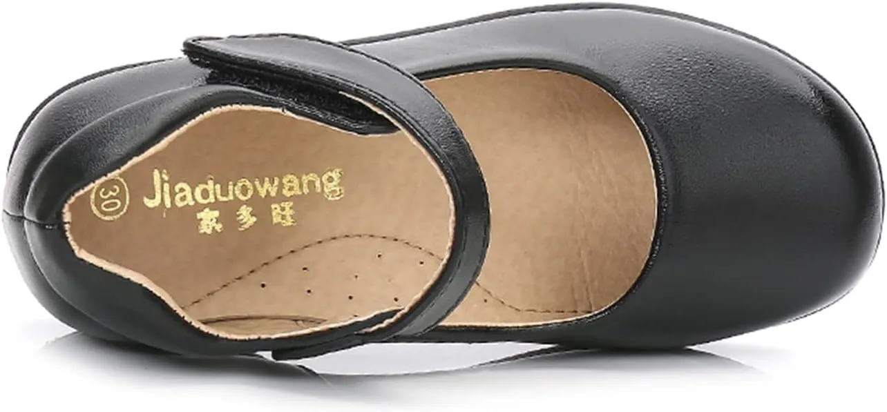 Fashion Summer and Autumn Girls Leather Shoes Boots Student Dress Shoes Performance Shoes Hook Toddler Girl Boots Cat