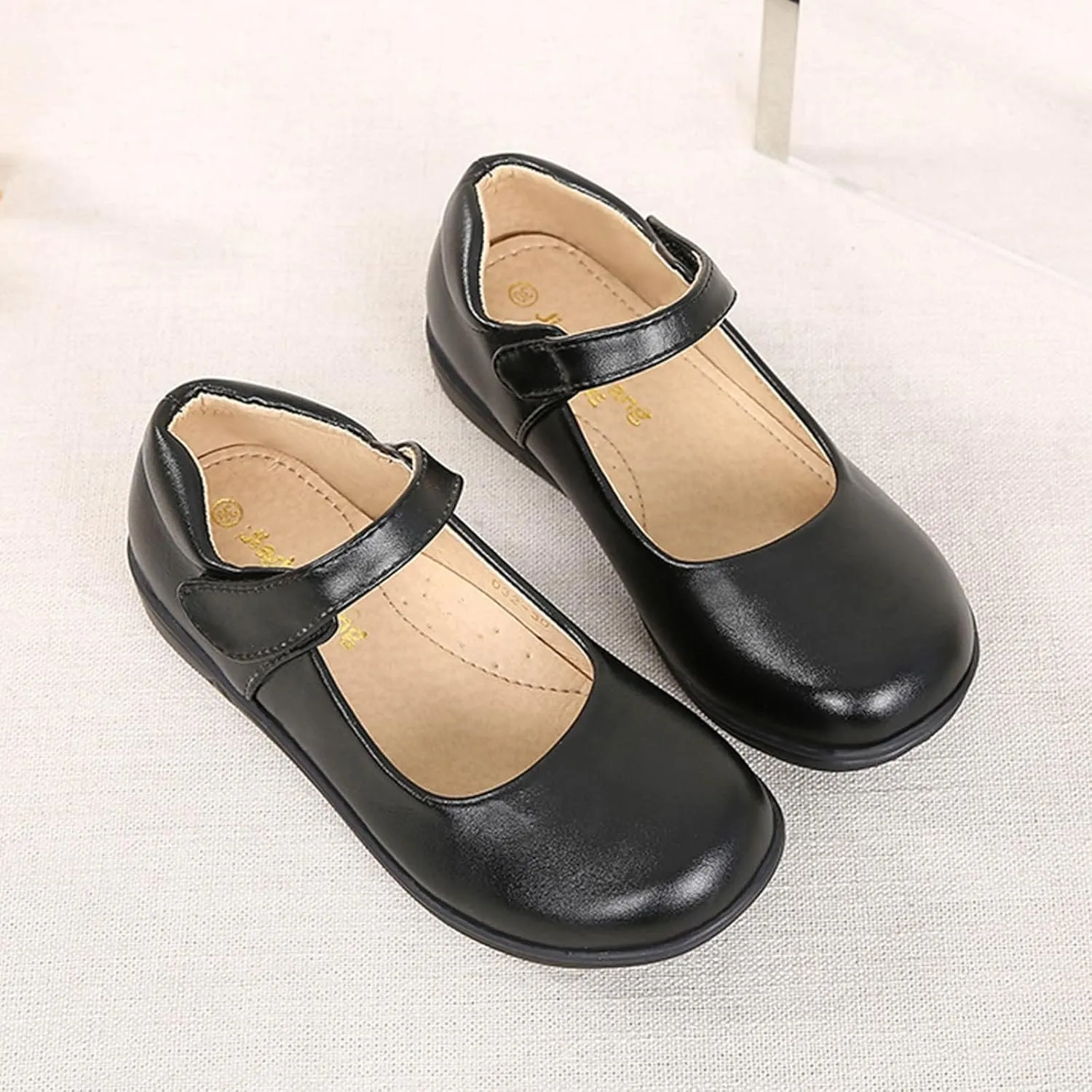 Fashion Summer and Autumn Girls Leather Shoes Boots Student Dress Shoes Performance Shoes Hook Toddler Girl Boots Cat