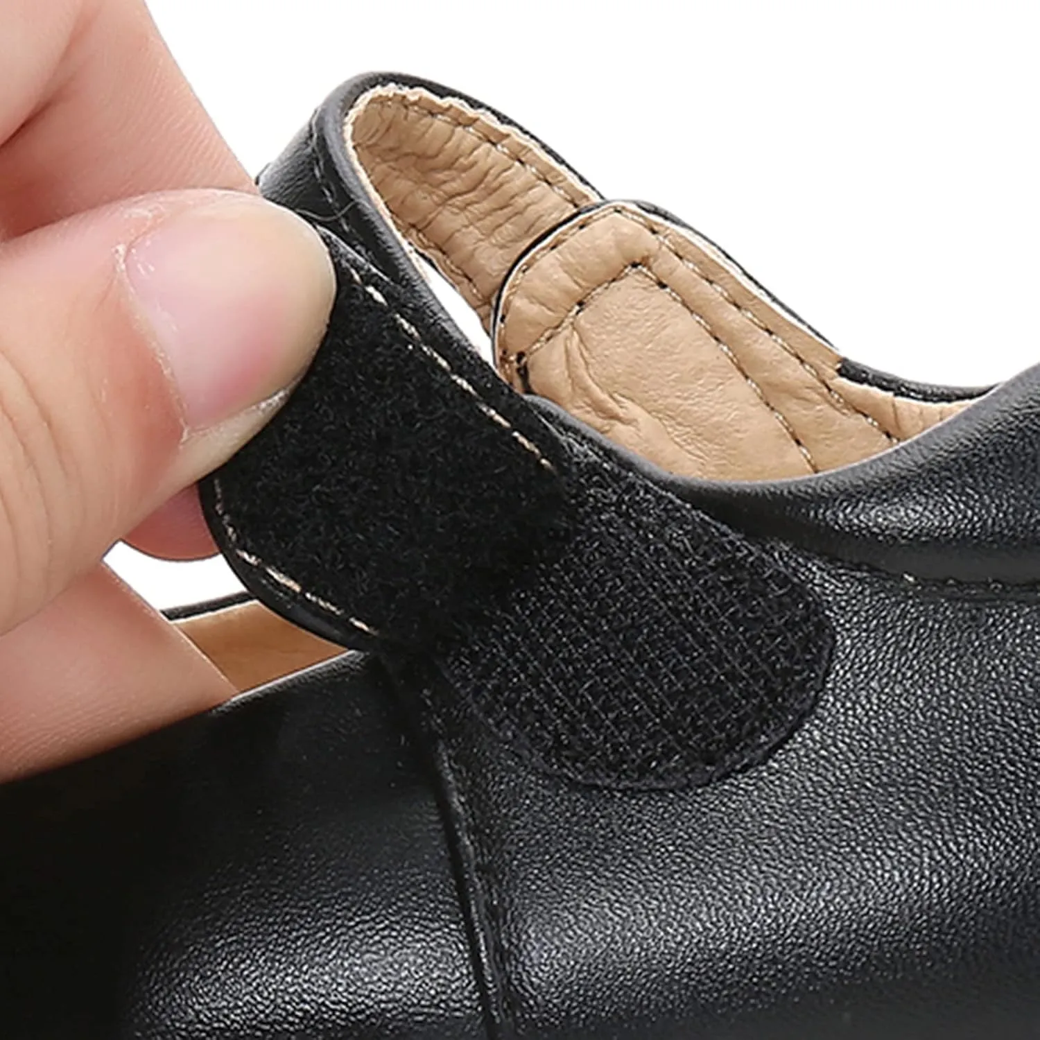 Fashion Summer and Autumn Girls Leather Shoes Boots Student Dress Shoes Performance Shoes Hook Toddler Girl Boots Cat