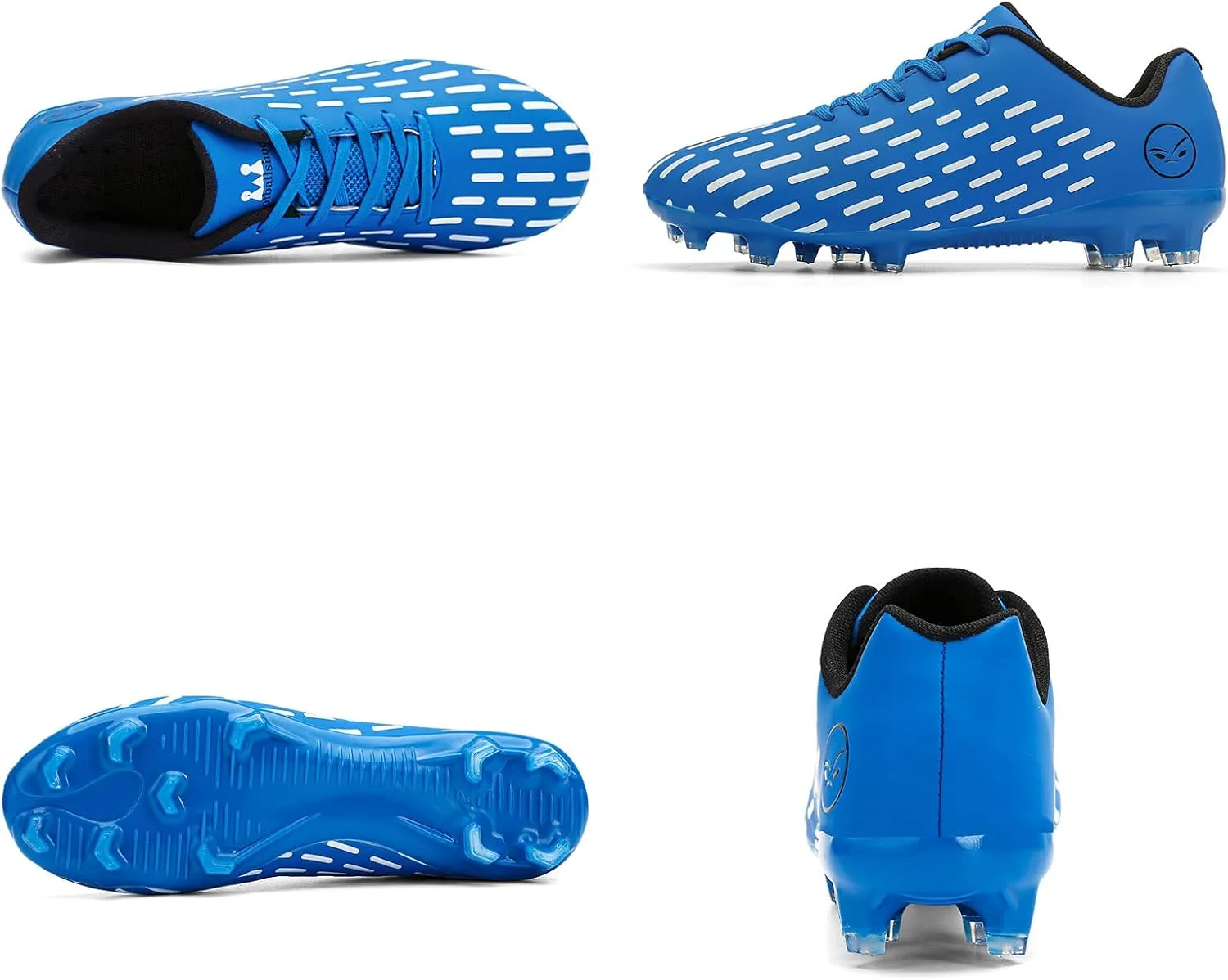 FLIOZY Men's Soccer Shoes Teenager Football Shoes Professional Athletic Training Sneakers Outdoor Indoor Football Boots Little Kids/Big Kids
