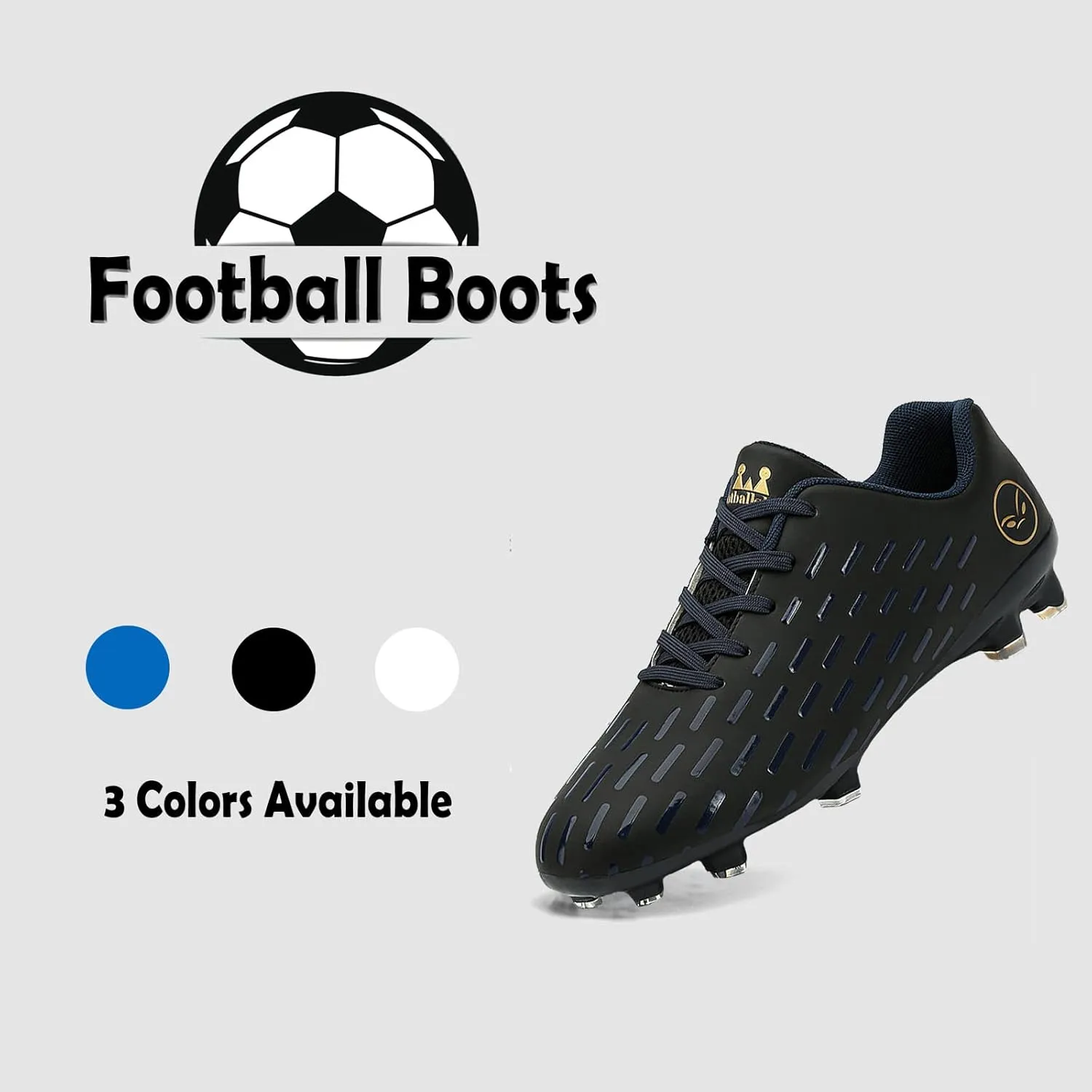 FLIOZY Men's Soccer Shoes Teenager Football Shoes Professional Athletic Training Sneakers Outdoor Indoor Football Boots Little Kids/Big Kids