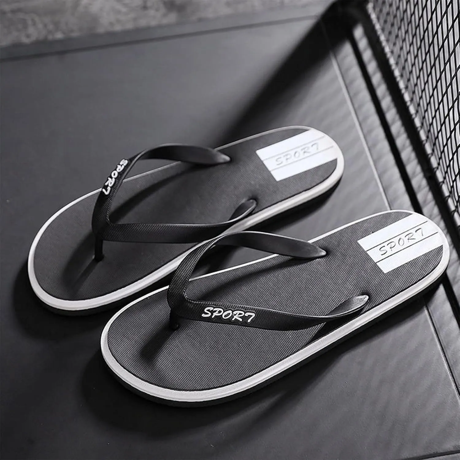 Flip Flops Arch Support & Comfortable Fit Flip Flops Men Slippers Summer Flat Non Slip Lightweight Outdoor Casual Beach