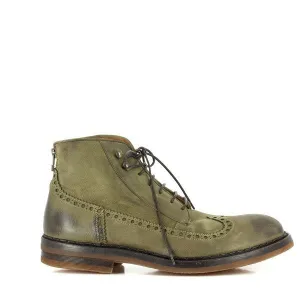 Forte W172040 Khaki Lace-Up Boots