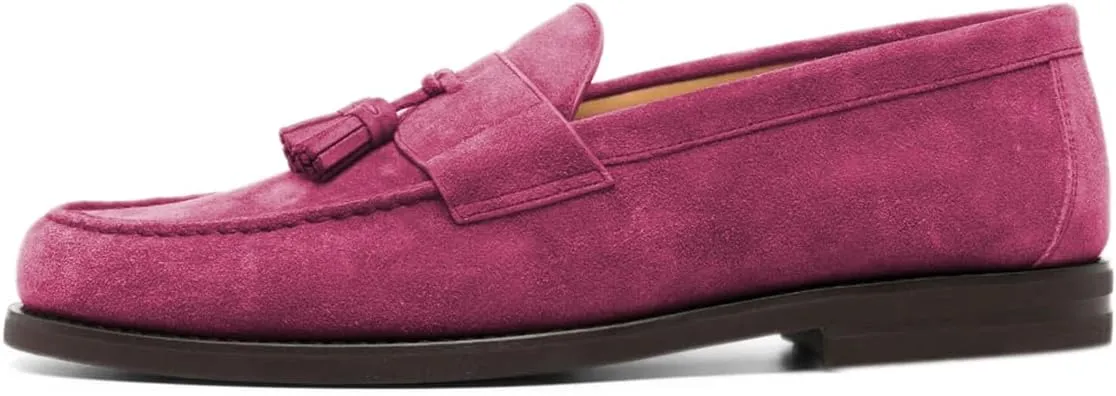 FOWT Men Fashion Round Toe Flat Heel Loafers Slip On Comfy Casual Outdoor Shoes Size 4-16 US
