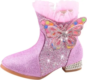 Girls Booties Kid Shoes Short Boots Girls Princess Boots Children Boots Princess Shoes Boots for Girls Big Kids