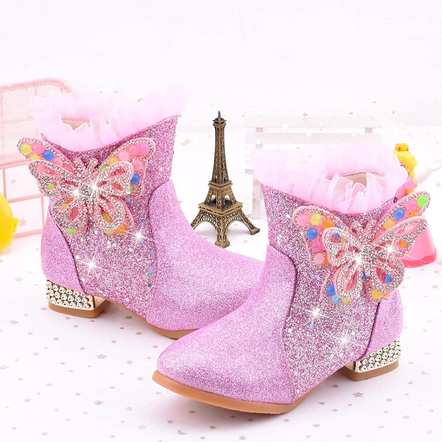 Girls Booties Kid Shoes Short Boots Girls Princess Boots Children Boots Princess Shoes Boots for Girls Big Kids