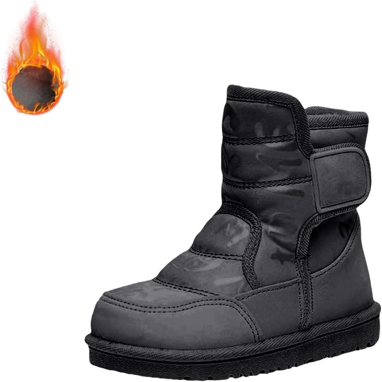 Girls Boys Snow Boots Outdoor Warm Comfortable Non Slip Mid Calf Padded Small Big Kids Winter Shoes Kid Winter