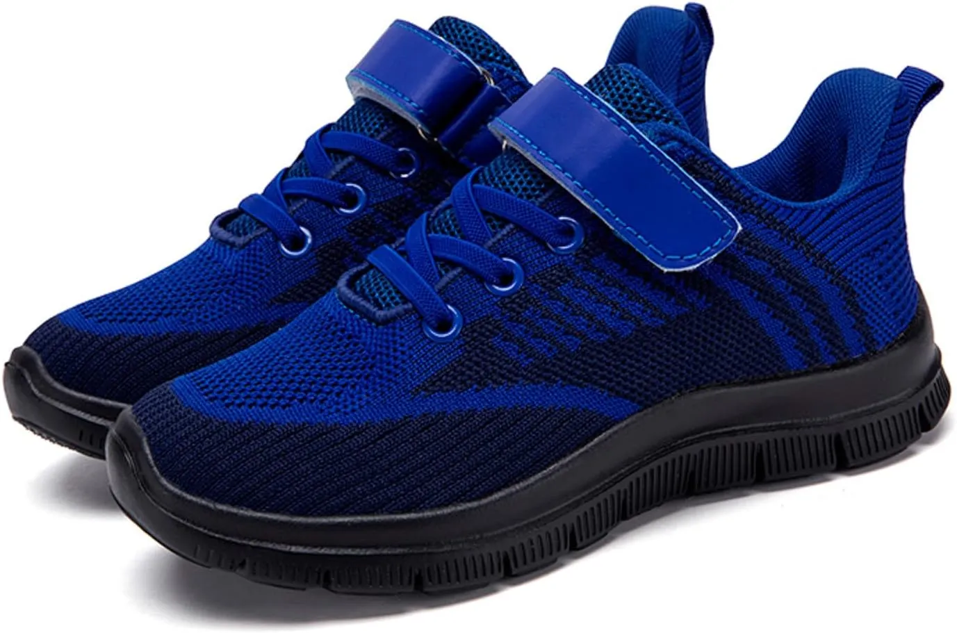 Girls Sneakers, Fashion Athletic Running Sports Sneakers Kids Breathable Mesh Lace Up Walking Shoes