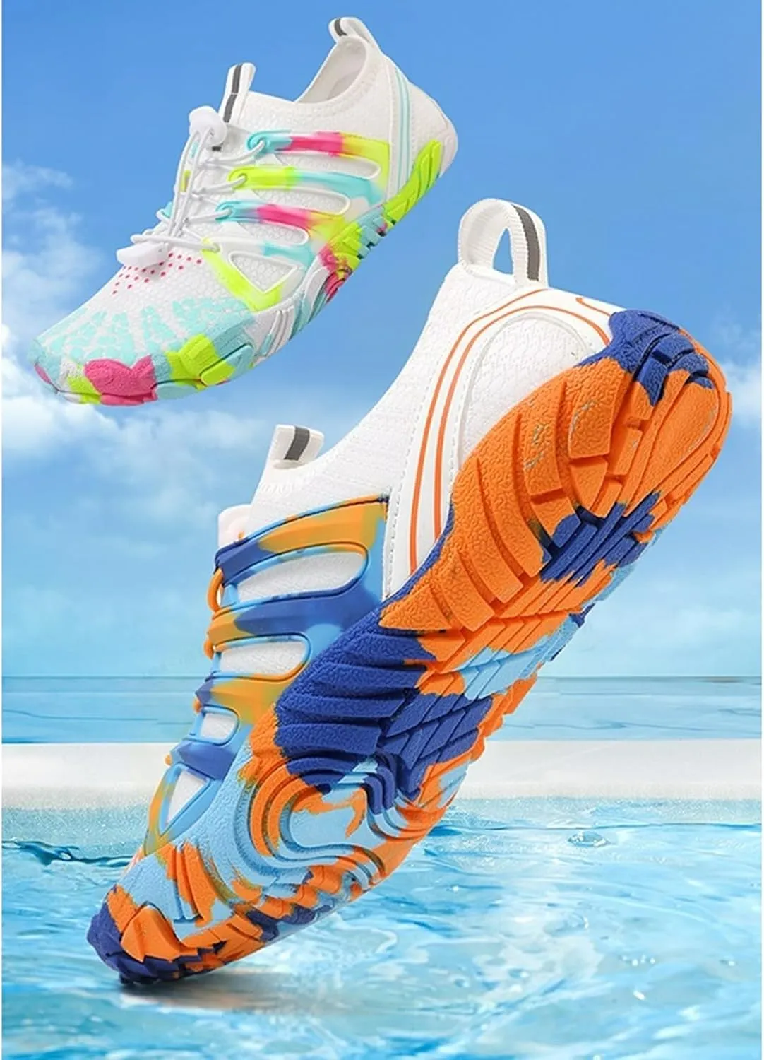 Hike Barefoot Shoes for Women Men Unisex Quick Dry Beach Walking Slip On Training Sneakers Non-Slip Athletic Swiming Shoes Comfortable Outdoor Hiking Footwear