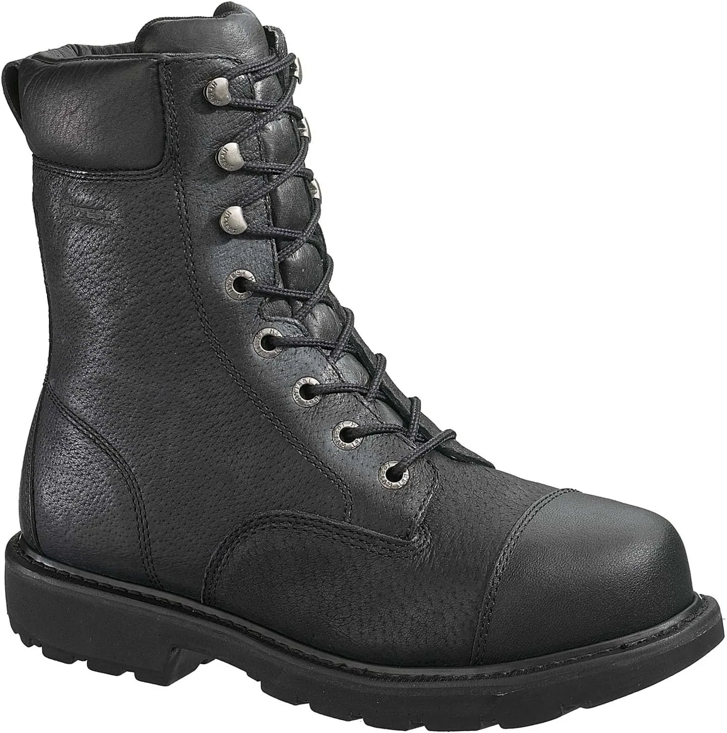 Hytest Men's Black 8" Internal Met Guard Insulated Steel Toe EH Slip Resistant Boot