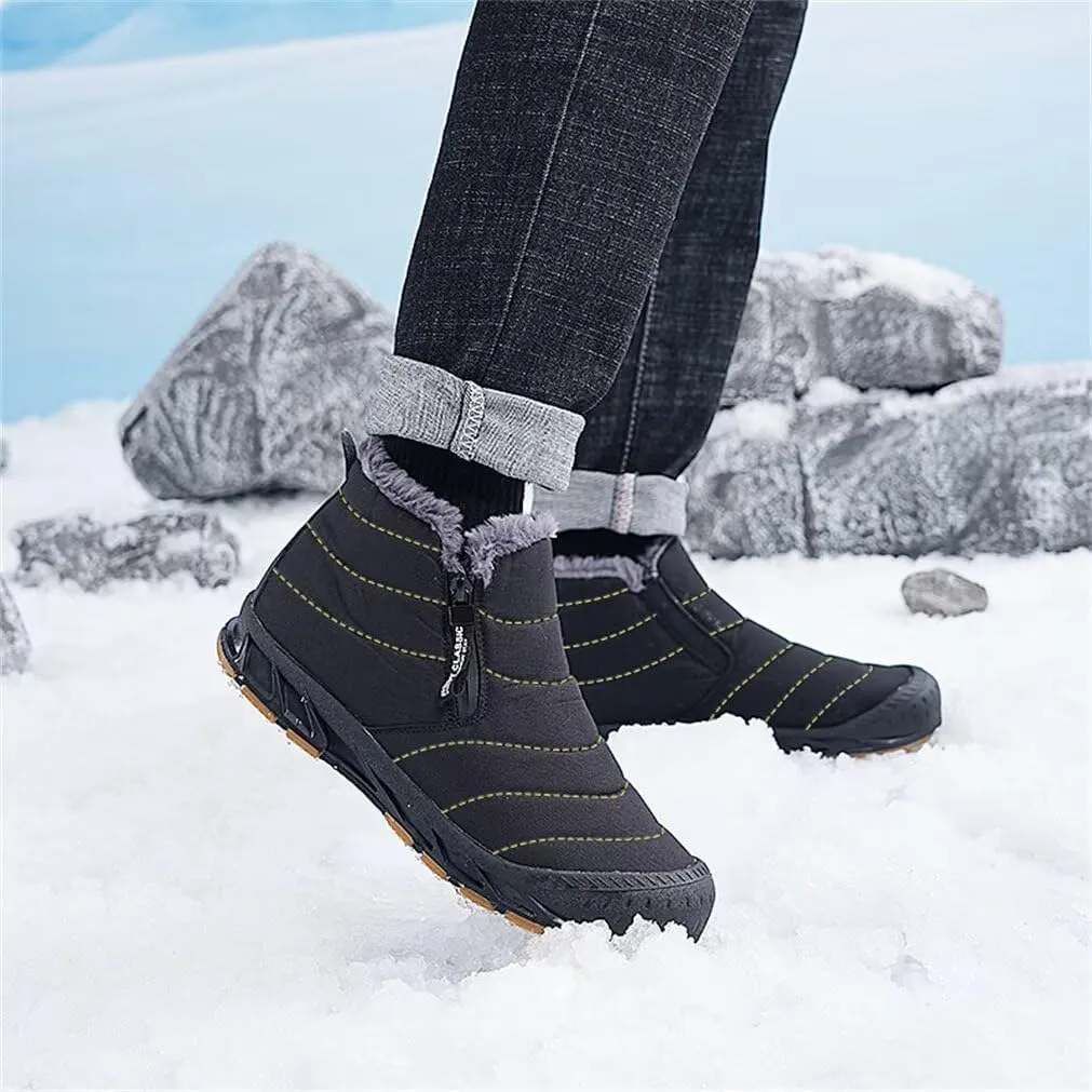 Jakcuz Women Winter Snow Boots Zip Up Fur Lined Warm Ankle Boot Outdoor Anti-slip Waterproof Comfortable Short Boot