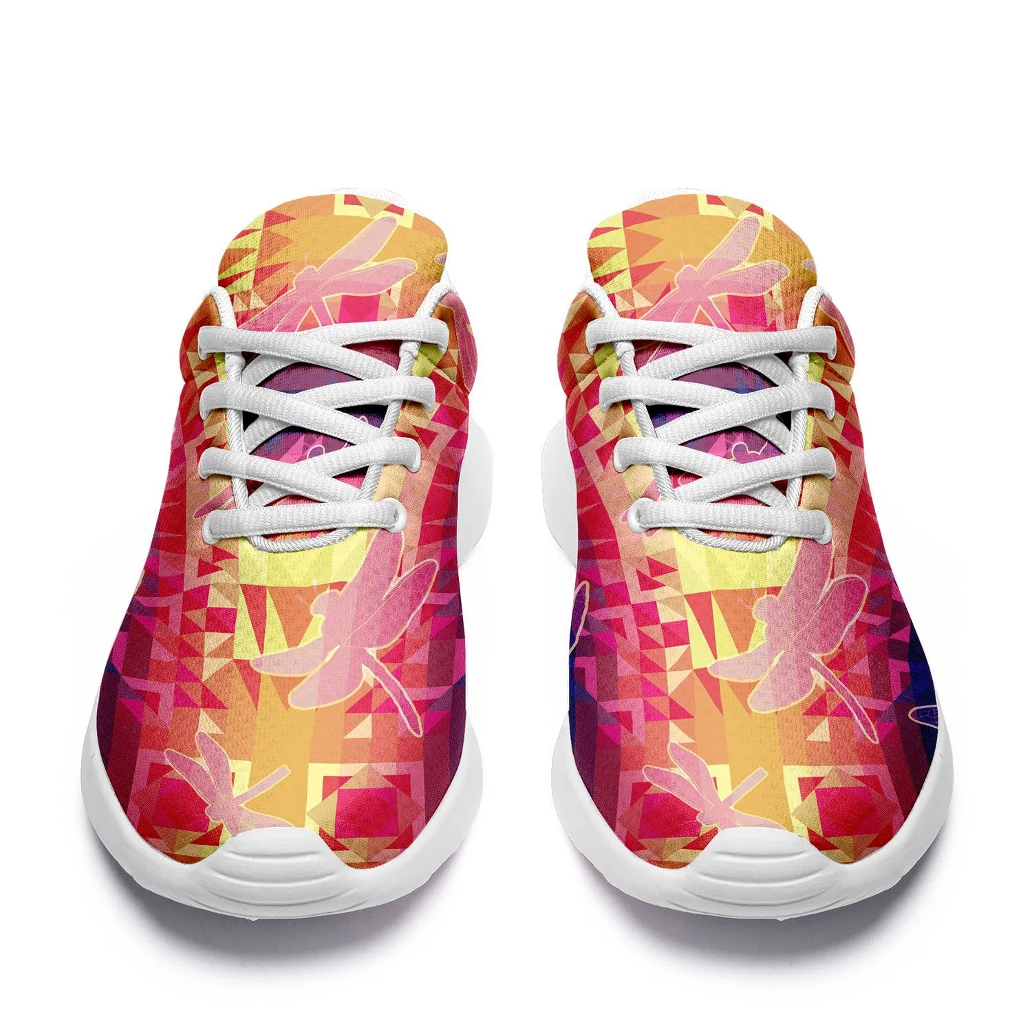 Kaleidoscope Dragonfly Ikkaayi Sport Sneakers