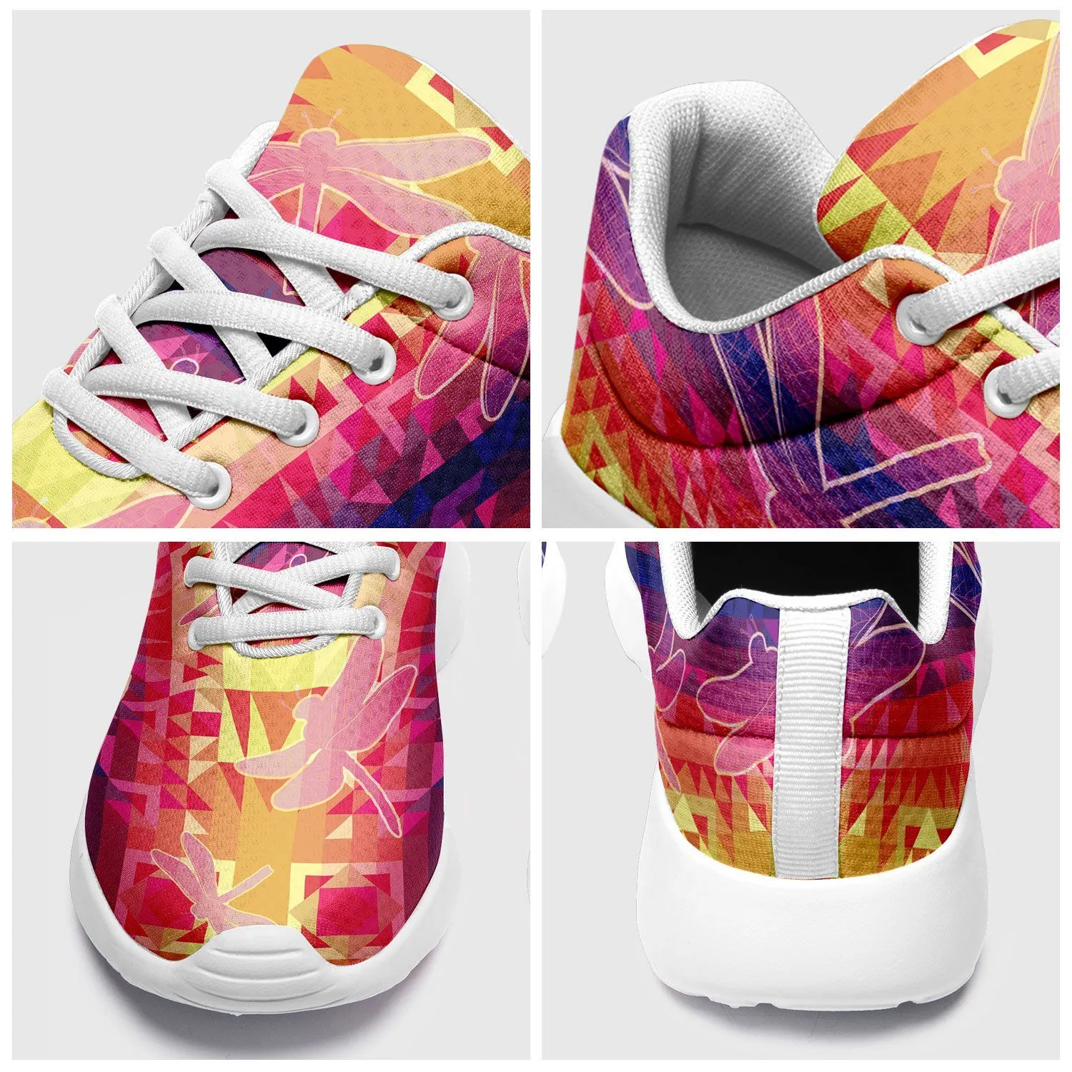 Kaleidoscope Dragonfly Ikkaayi Sport Sneakers