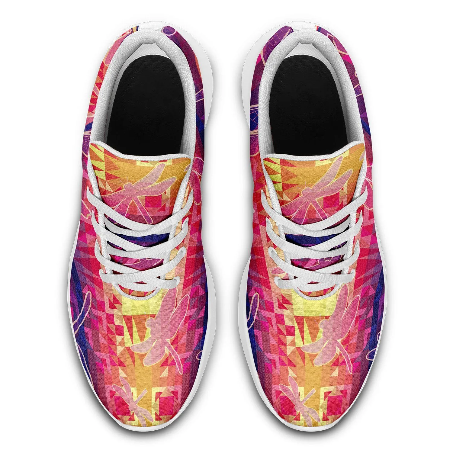 Kaleidoscope Dragonfly Ikkaayi Sport Sneakers