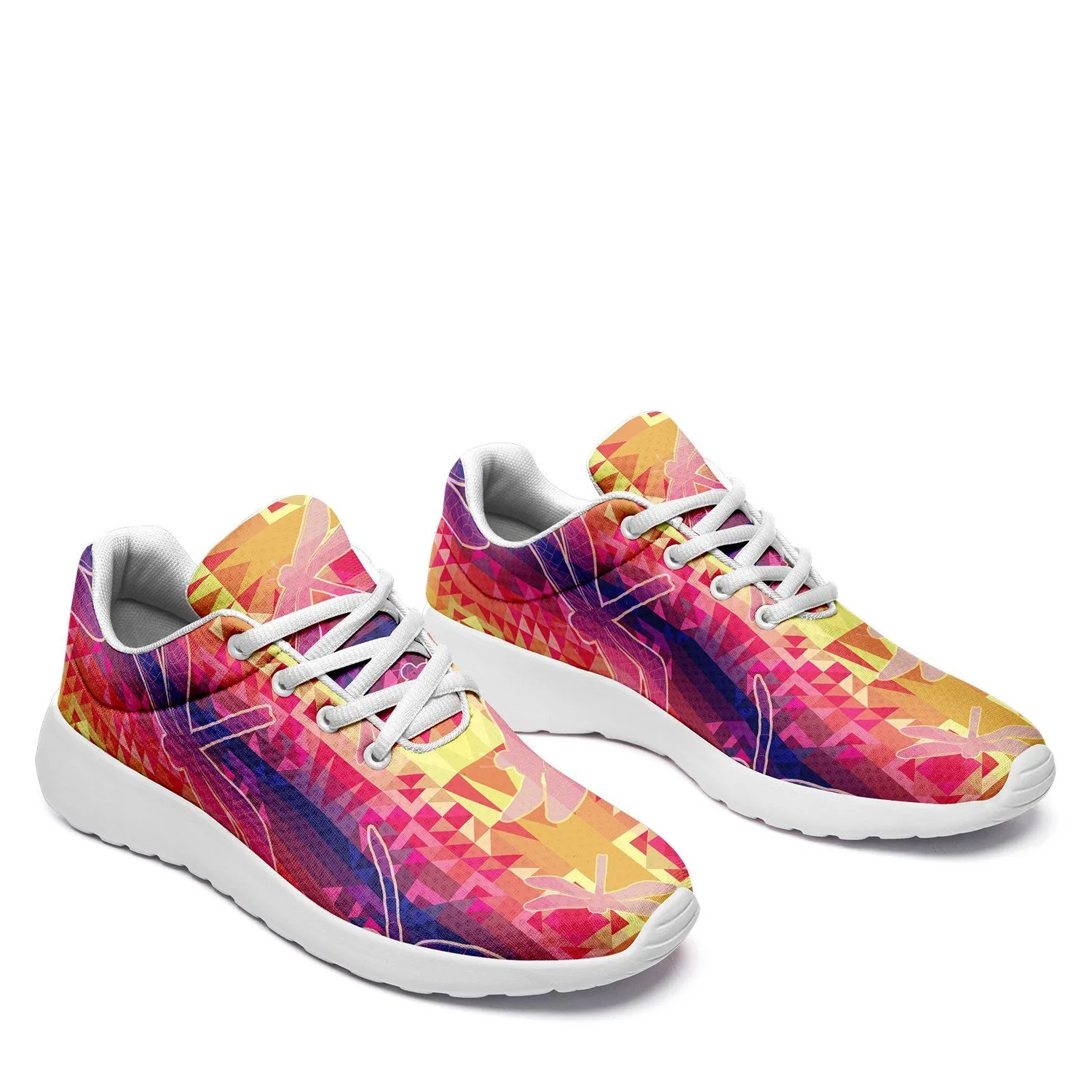 Kaleidoscope Dragonfly Ikkaayi Sport Sneakers