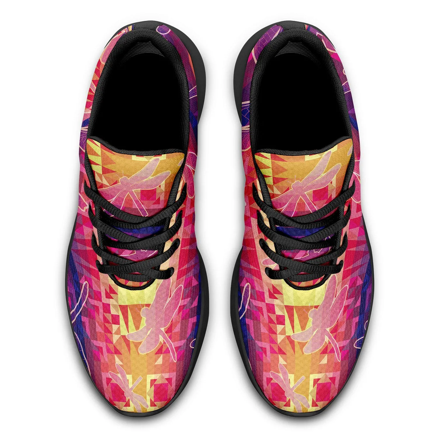 Kaleidoscope Dragonfly Ikkaayi Sport Sneakers