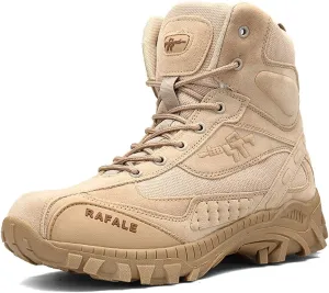 Kervaky Mens Military Tactical Boots Outdoor Lightweight Durable Military Boots for Hiking Work Combat