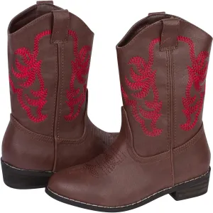 Kids Cowboy Boots by Wild Bear Boots ?C Girl and Boy Horseback Riding Boots