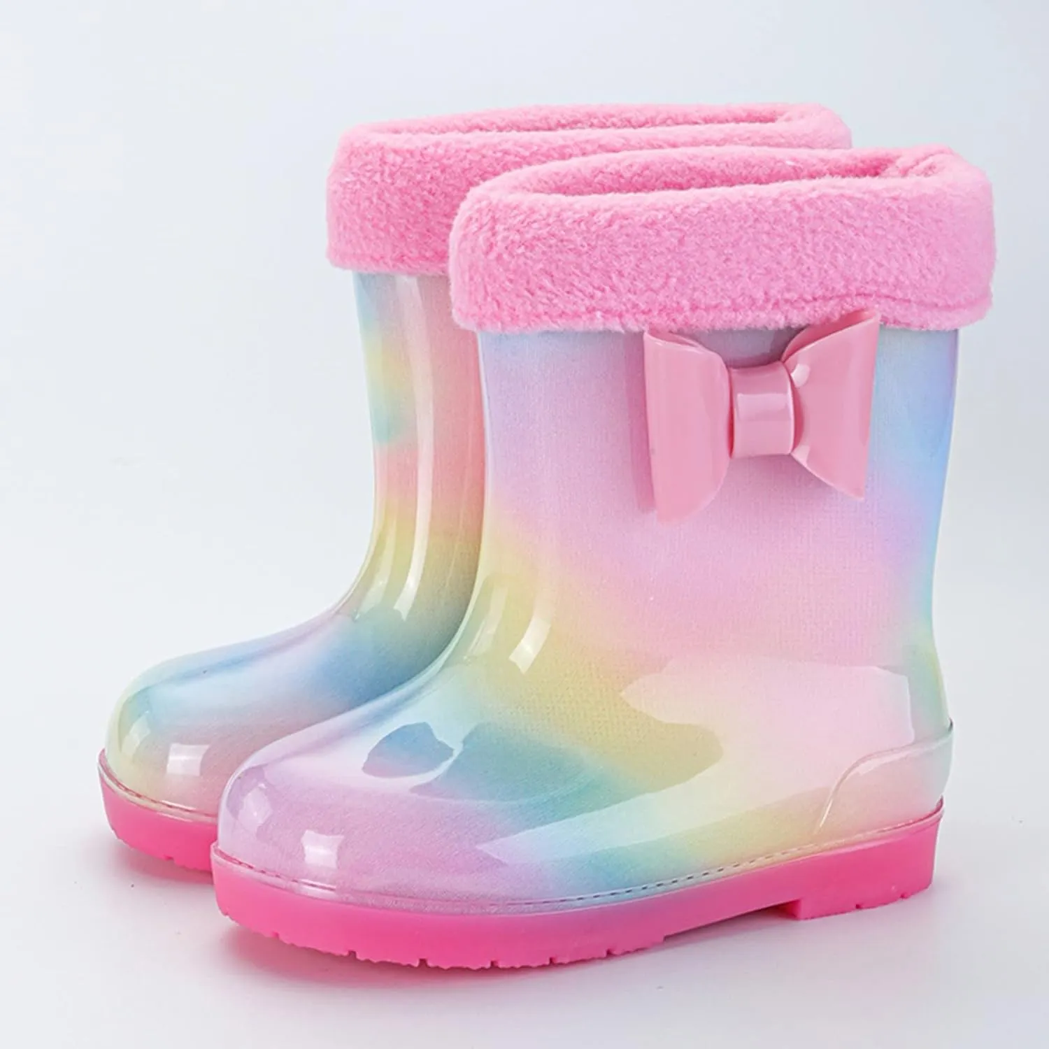 Kids Shoes Rain Boots Cartoon Children Rain Boots Boys And Girls Infant Rain Boots Water Rubber Shoes Ski Boots Kids