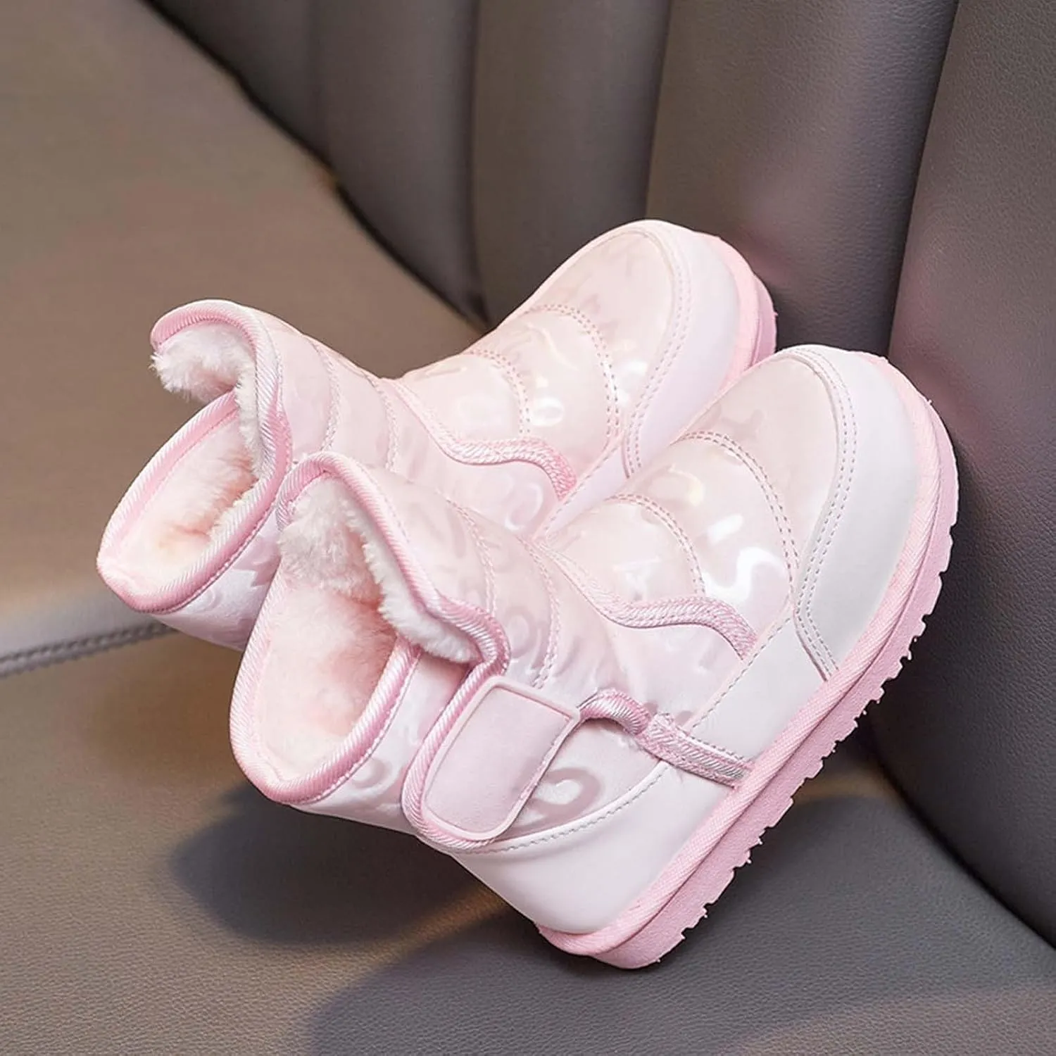 Kids Winter Snow Ankle Boots Fr ining Water Proof Outdoor Slip On Booties Sneakers Warm Shoes for Ski Boot Kids