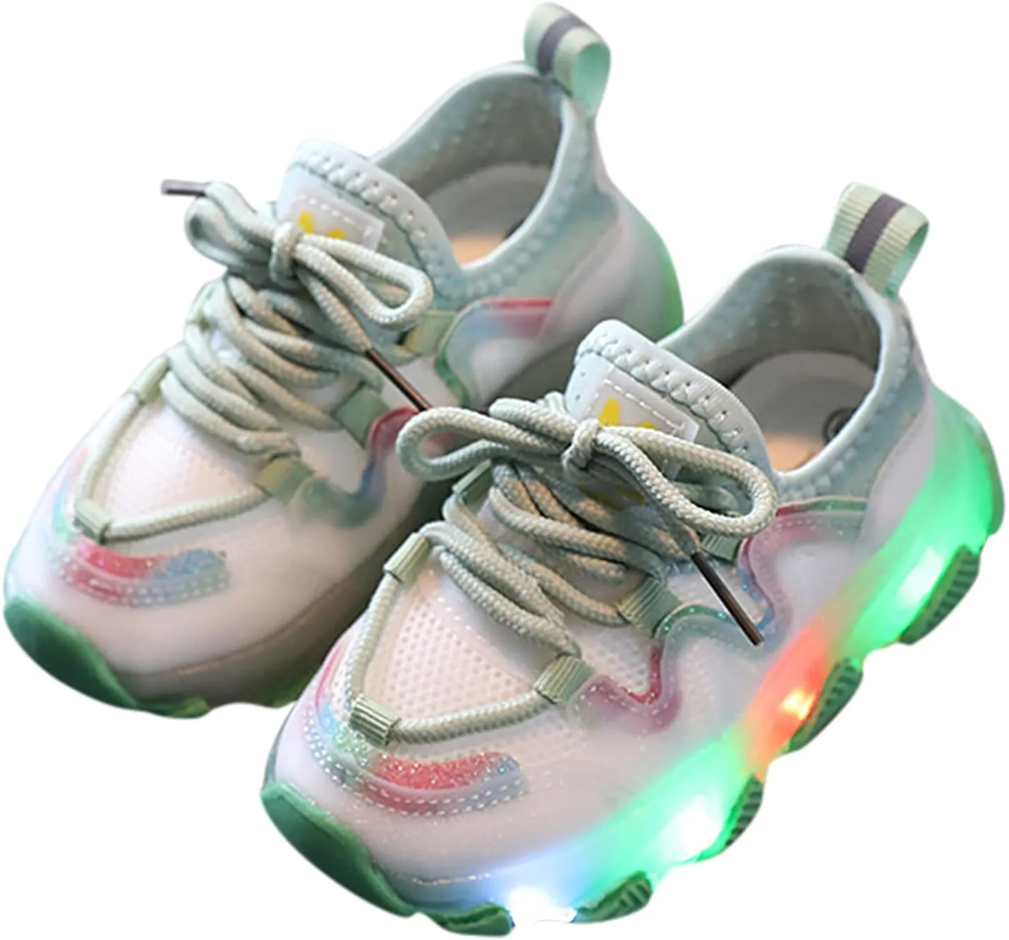 Lace Girls LED Shoes Toddler Up Infant Mesh Light Kids Boys Sport Girl's Shoes Youth Snow Boots Girls