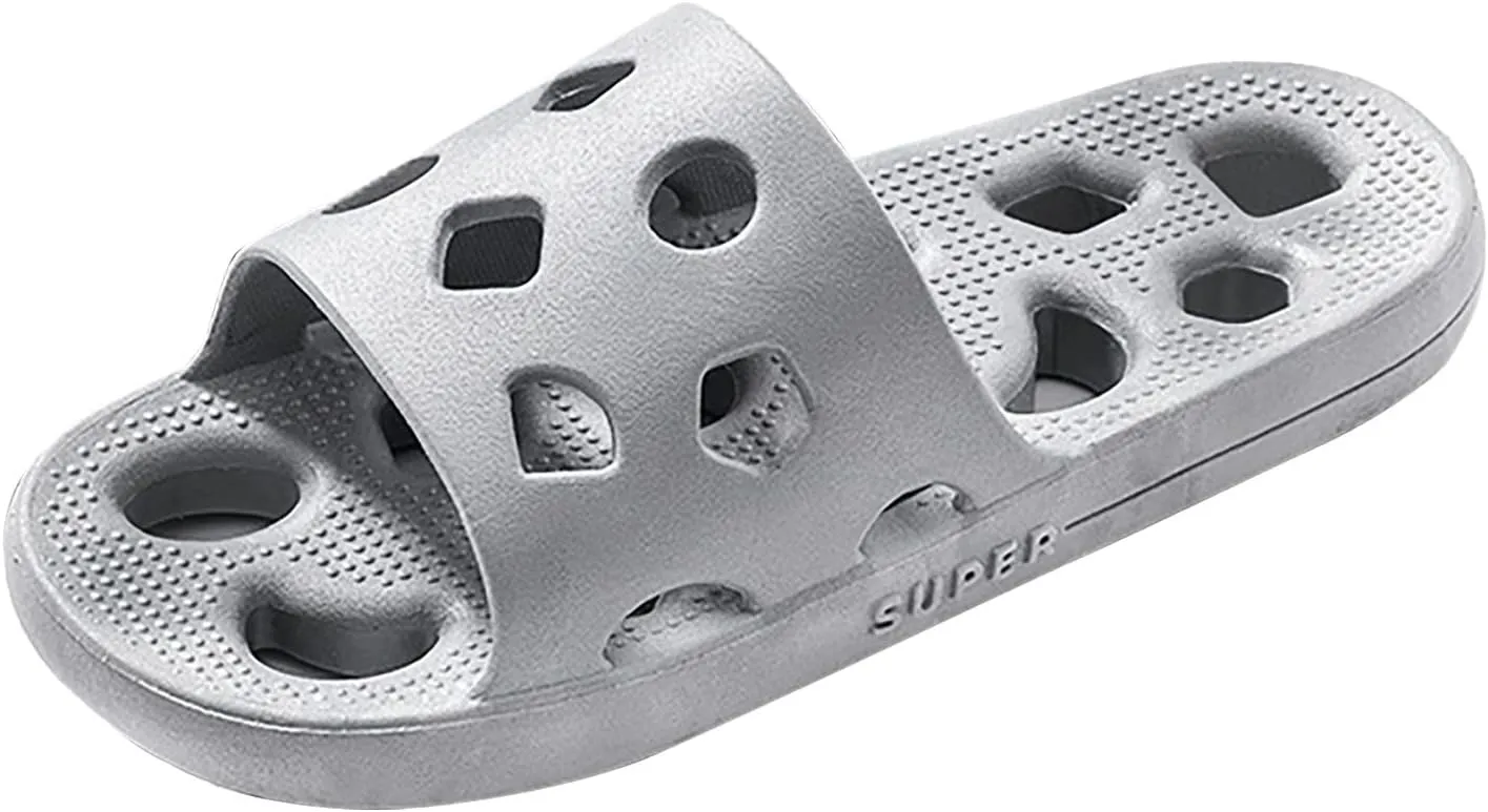 Men Slippers Slippers with Arch Support for Women Indoor Home Beach Non Slip Sandal Quick Dry Non Slip Bathroom for Men Women Travel Foldable House Indoor Outdoor Womens