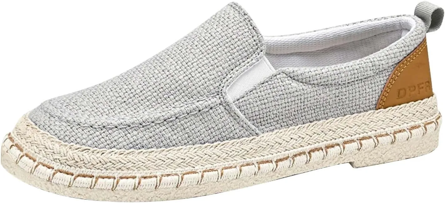 Men Sports Flat Bottom Shoes Lightweight Mesh Breathable Slip On Comfortable Fashion Autumn and Summer Shoes